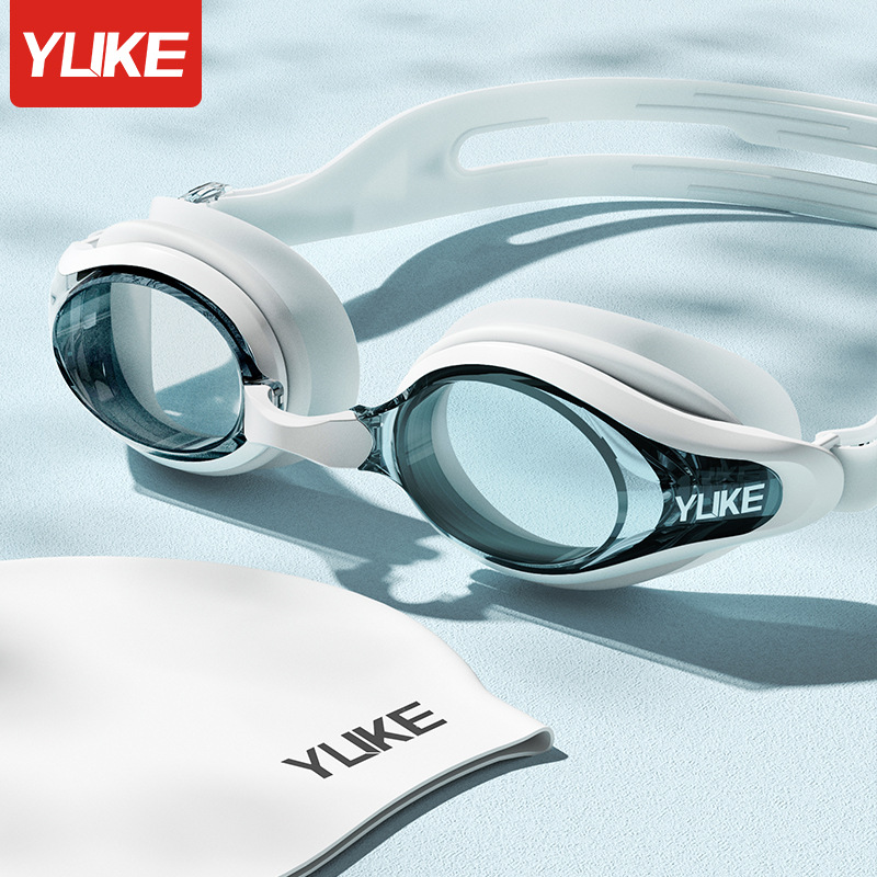swimming goggles women‘s hd waterproof anti-fog myopia degree men‘s professional swimming glasses diving equipment wholesale