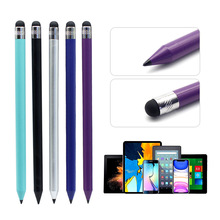长款假铅笔触屏笔 亚马逊热卖简易两用电容笔 触摸笔
