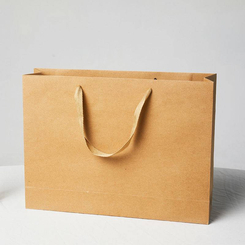 纸袋手提袋牛皮logo服装店袋子包装袋礼品袋印刷加厚纸质跨境电商