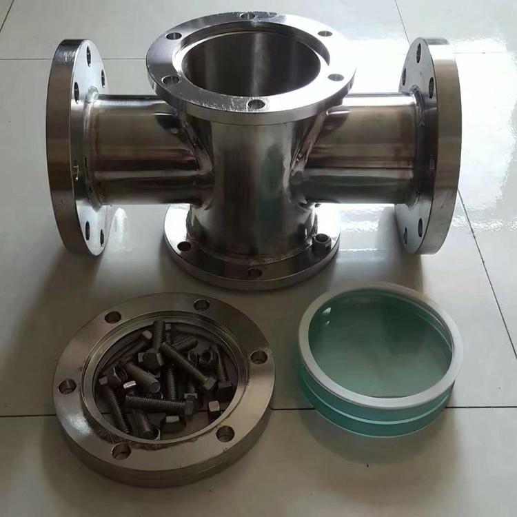 对夹平焊视镜 冲洗装置视镜 保温直通视镜 管道视镜玻璃