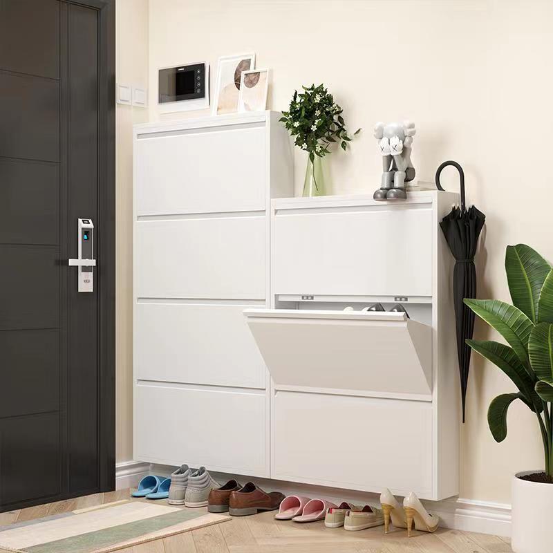 超薄鞋柜翻斗鞋柜门口超窄15-17cm收纳家用现代简约北欧薄款鞋柜