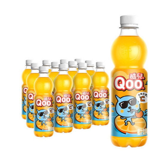 酷儿迷你小瓶450ml橙汁果汁夏季果味饮料营养健康整箱包装