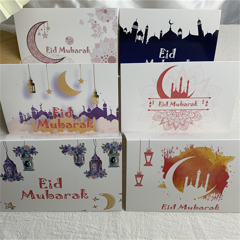 eid mubarak 开斋节贺卡穆斯林节日贺卡留言卡礼物卡问候卡亚马逊