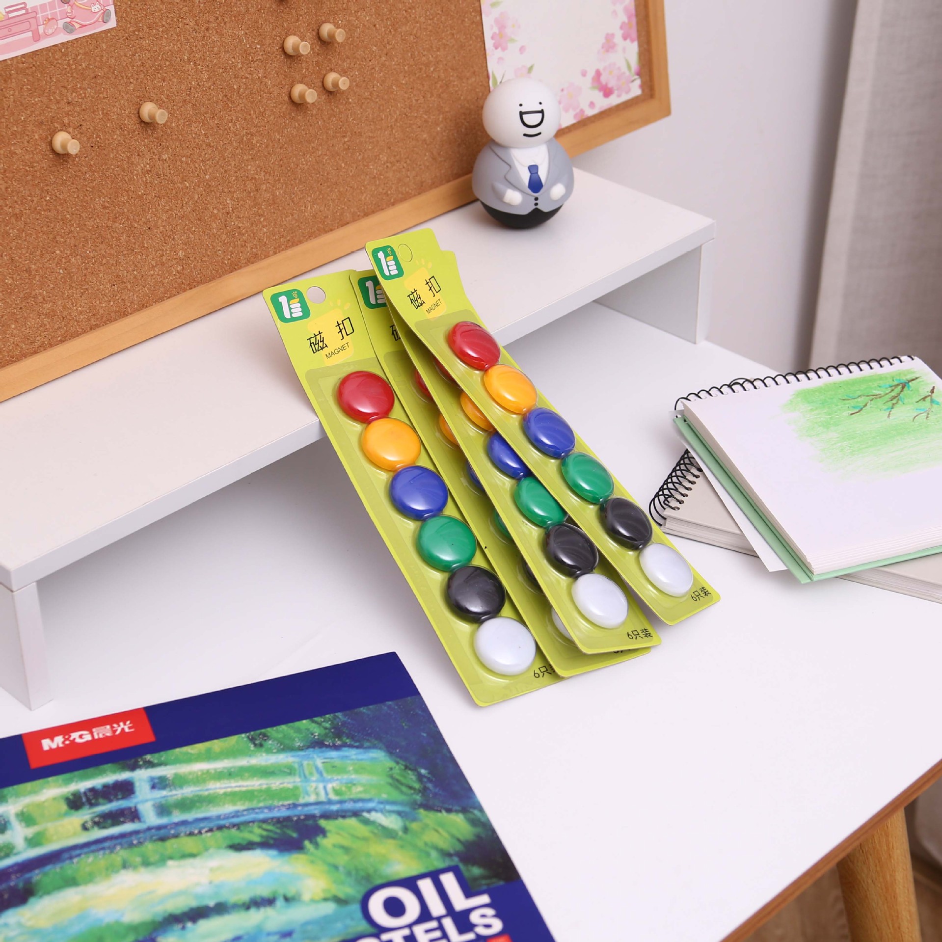 小圆形白板扣强力磁铁黑板教学书画固定磁贴-阿里巴巴