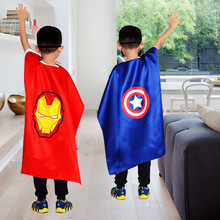 儿童披风双层万圣节演出服派对表演服超人披风cosplay英雄斗篷