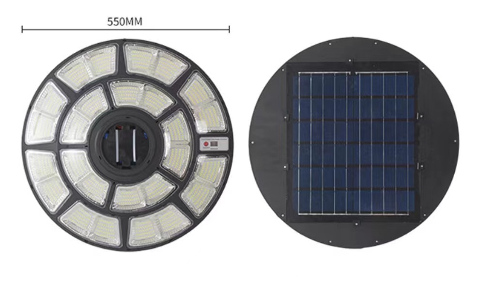 Solar Street Lamp round UFO UFO Lamp Villa Community Square Landscape Induction Integrated Street Lamp Garden Lamp