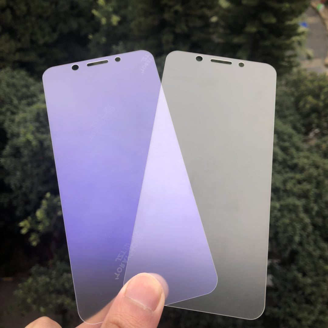 适用坚果pro3全屏紫光磨砂钢化膜 坚果pro防指纹蓝光护眼手机贴膜