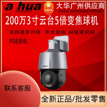大华200万红外声光警戒变焦球机3寸POE小球DH-SD-I3A1205-GN-PV-P