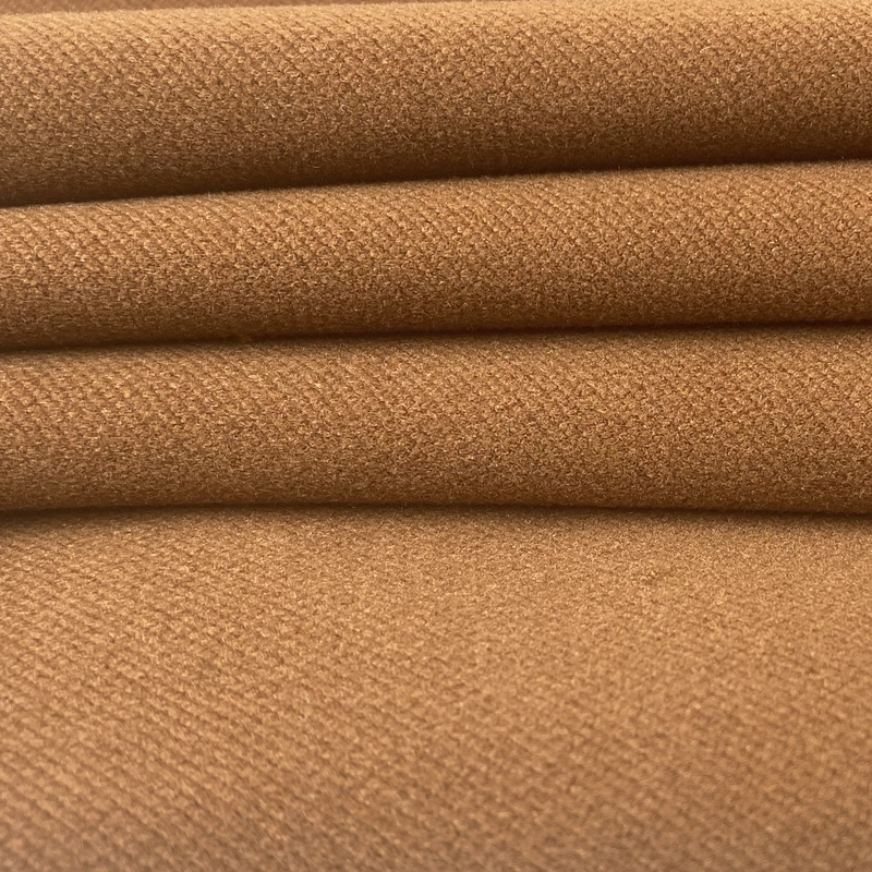 厂家现货tr星空纹素色呢子面料加厚半精纺星空呢大衣裤子磨毛布料