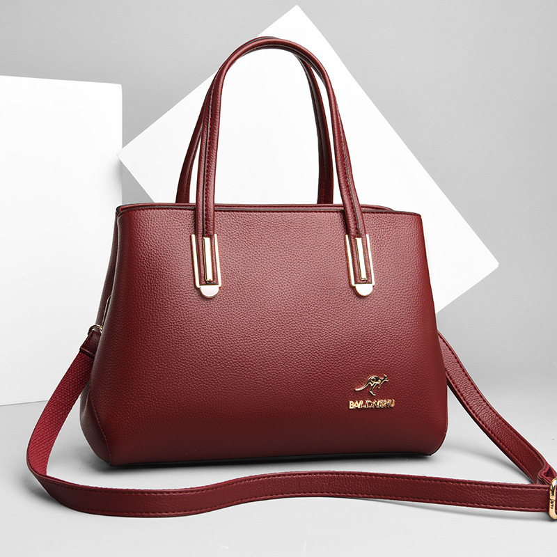 佰丽袋鼠包包女包新款2021斜挎单肩包女士大气大容量手提包女士包