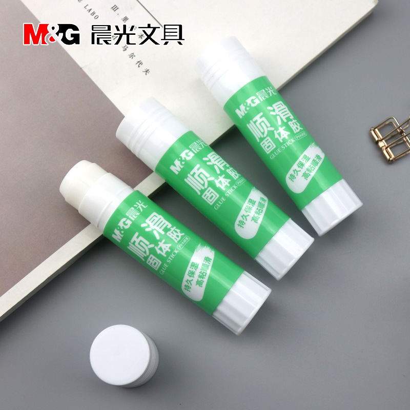 晨光文具顺滑固体胶中号15克学生手工胶水高粘度办公胶棒asgn7103