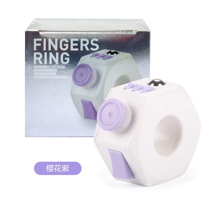 Cross-Border Foreign Trade Special for Decompression Magic Ring Vent Toys Multi-Play Magic Ring New Exotic Gift Creative Toys