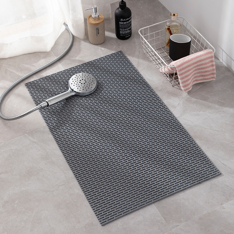 Bathroom Waterproof Floor Mats Hollow Non-Slip Mat Shower Bath Toilet Toilet Toilet Water Insulation Mat Household Mat