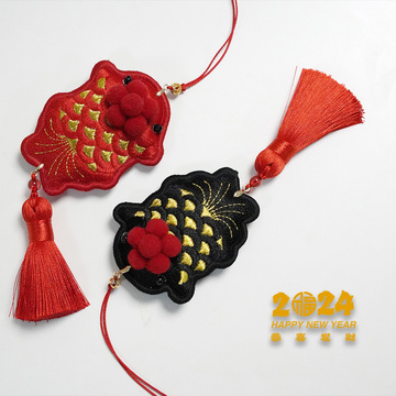 刺绣自绣新年春节锦鲤礼物礼品祝福鲤鱼手工diy材料包默认项其他