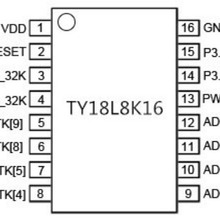 TY18L8K16触摸单片机 8051内核的8位FLASH MCU内置LCD LED驱动