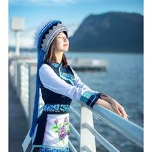云南大理白族少数民族服装演出服舞蹈民族服装白族服装女成人金花