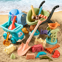 儿童沙滩玩具套装铲子桶宝宝海边玩沙子沙池决明子挖沙太空沙软胶