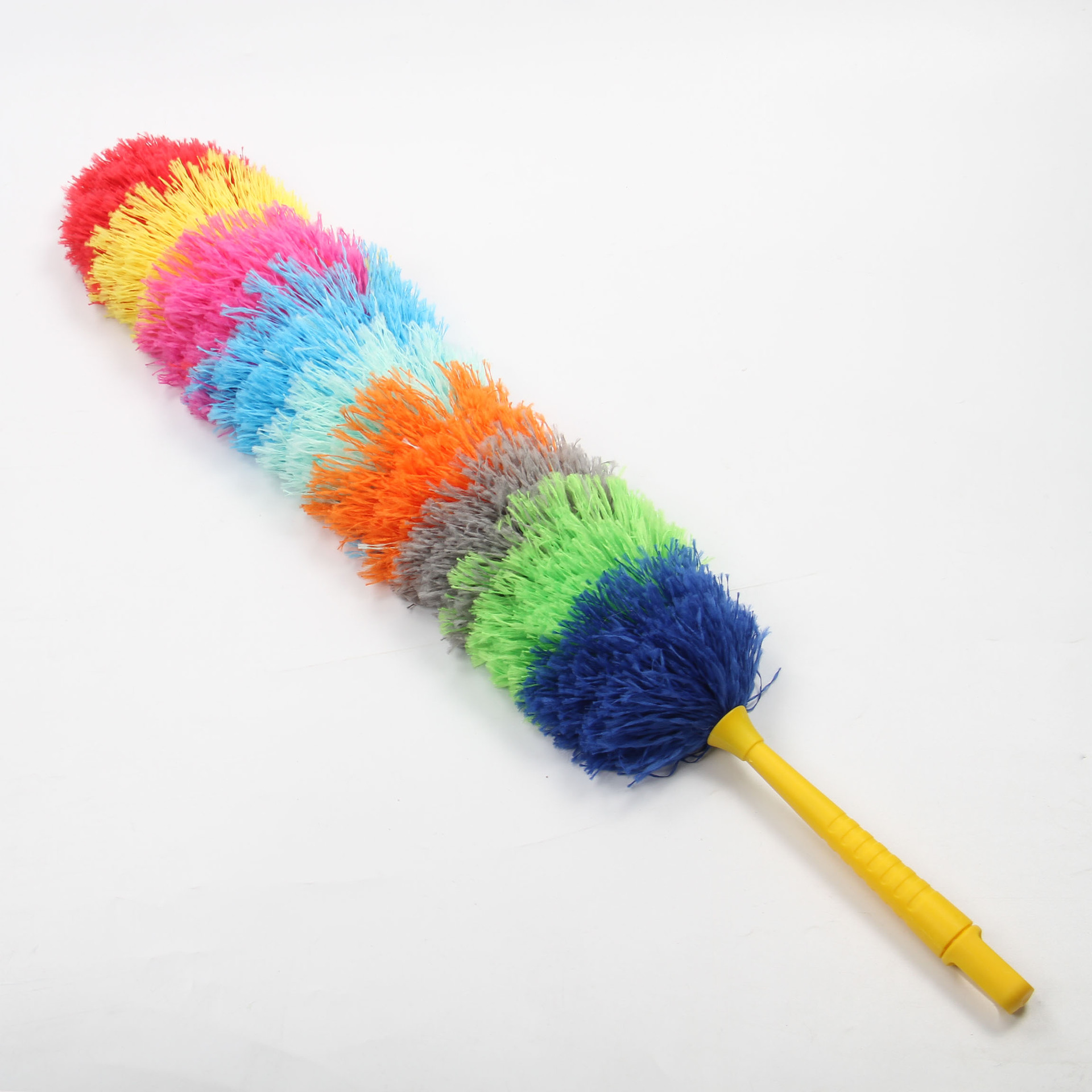 Cross-Border Hot Selling Superfine Fiber Feather Duster Household Cleaning Dust Remove Brush Environment-Friendly Flexible Feather Duster