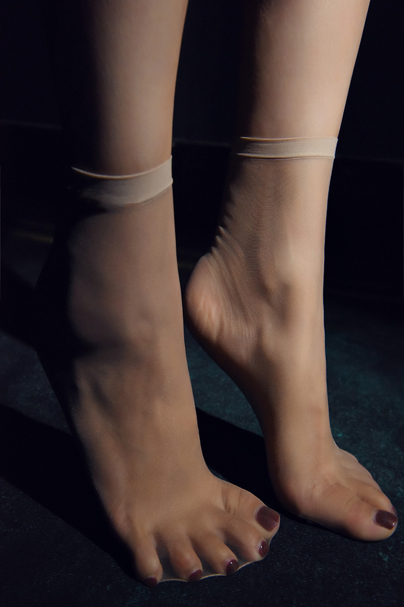 丝滑隐形0d肉丝袜女短超薄春秋款肉色脚尖透明中筒空姐灰薄款袜子