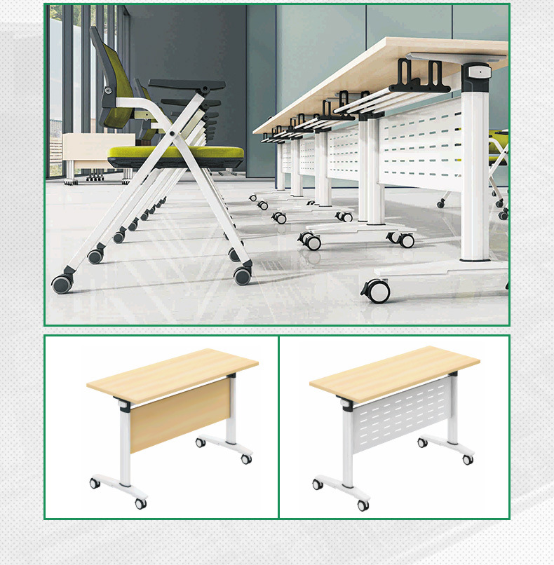 尚美f022 折叠条桌钢架 学生桌 培训会议折叠条桌 培训桌