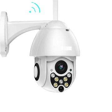 无线wifi网络高清监控摄像头室外防水全彩高清夜视ptz球机变焦