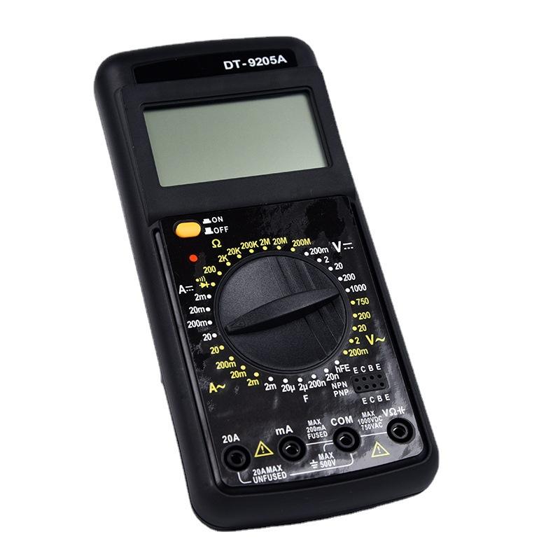 漳州工厂批发dt9205a数字万用表万能表digital multimeter