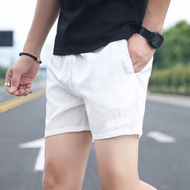 三分短裤男运动2020夏季新款潮流男士跑步速干休闲二分宽松沙滩裤