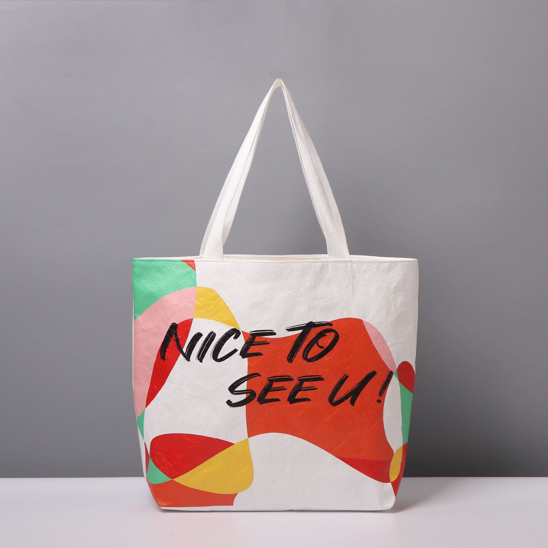 杜邦纸手提袋印刷广告logo购物包装礼品袋大容量防水杜邦纸袋批发