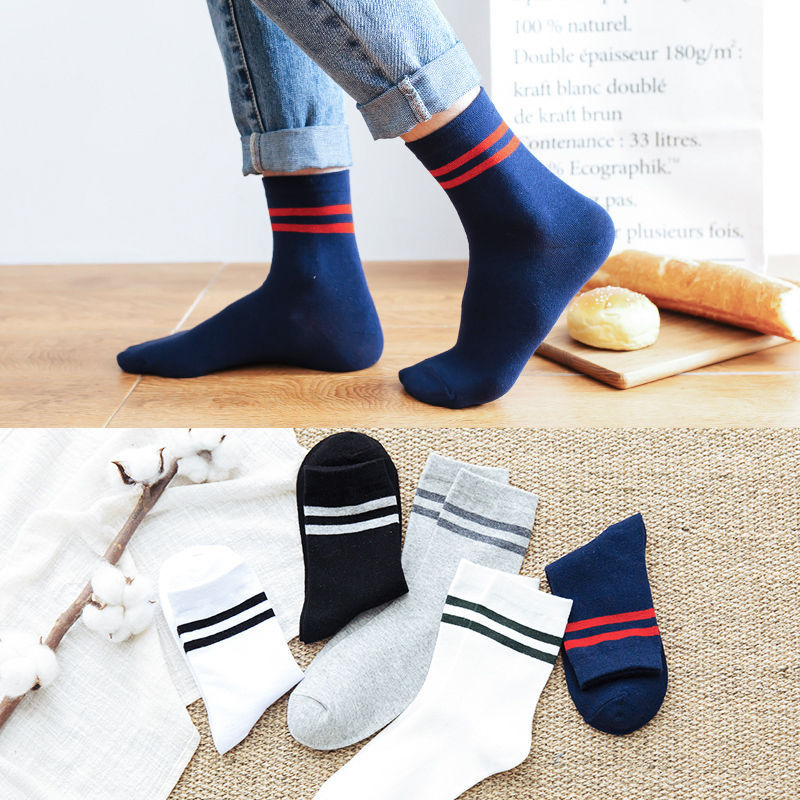 Alphabet Socks Men and Women Ins Trendy Unique Hip Hop European and American Style Street Couple Mid-Calf Stocks Korean Basketball Socks Long Socks