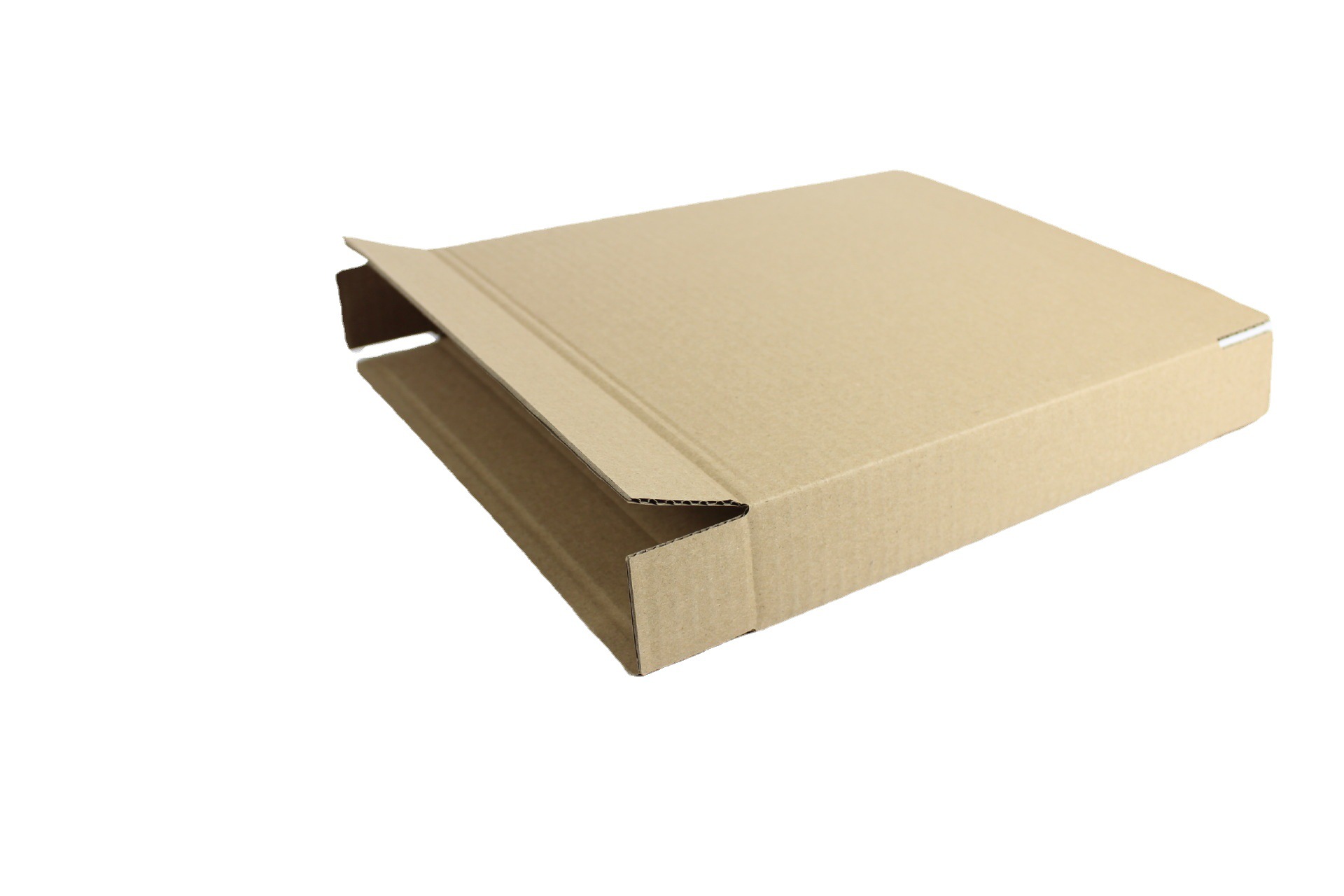 正方形包装扁纸箱批发快递油画礼盒电子称中国结相框纸箱t型小口