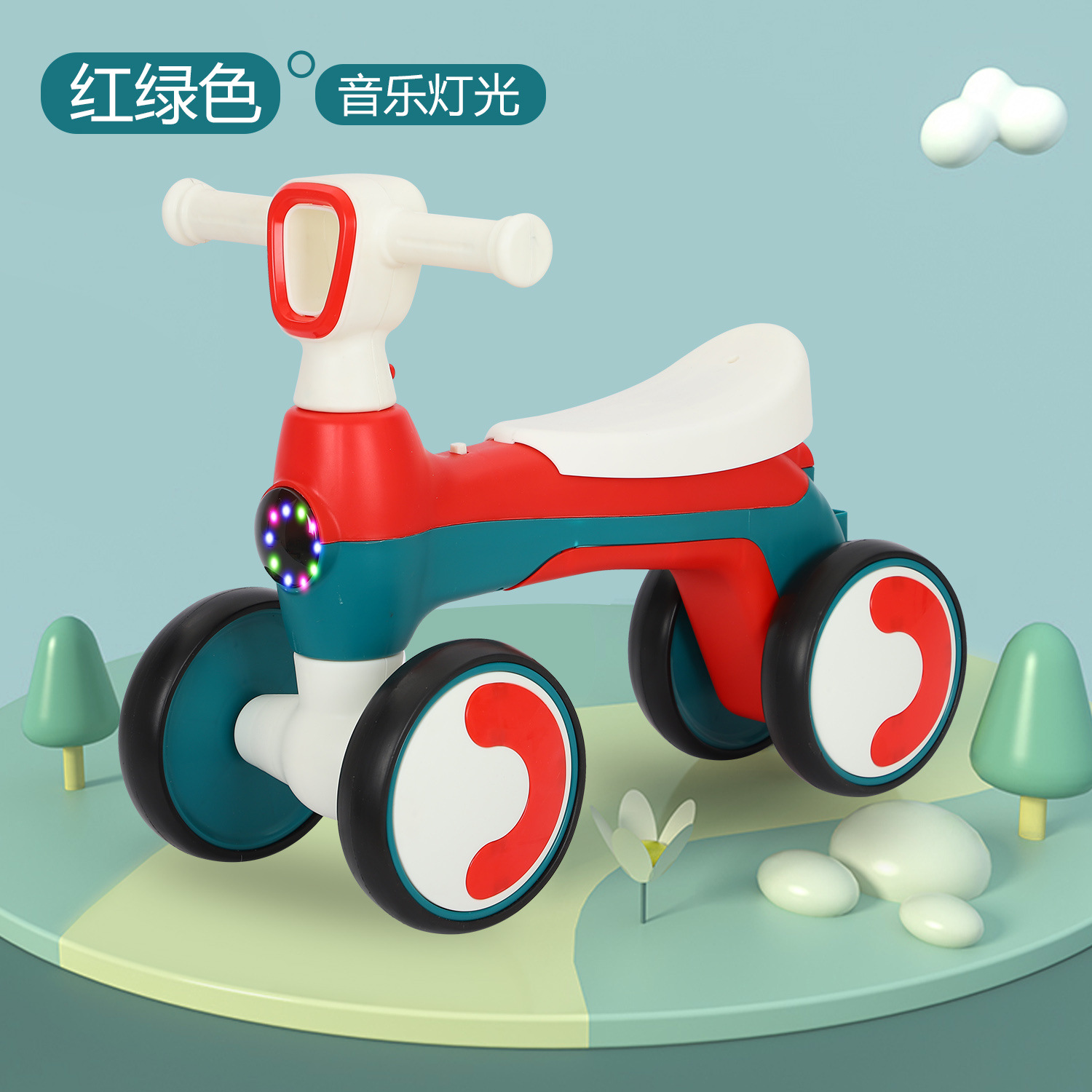 Kids Balance Bike Children's Bicycle Balance Car Baby Twist Scooter Toy Car Scooter Walker Baby Carriage