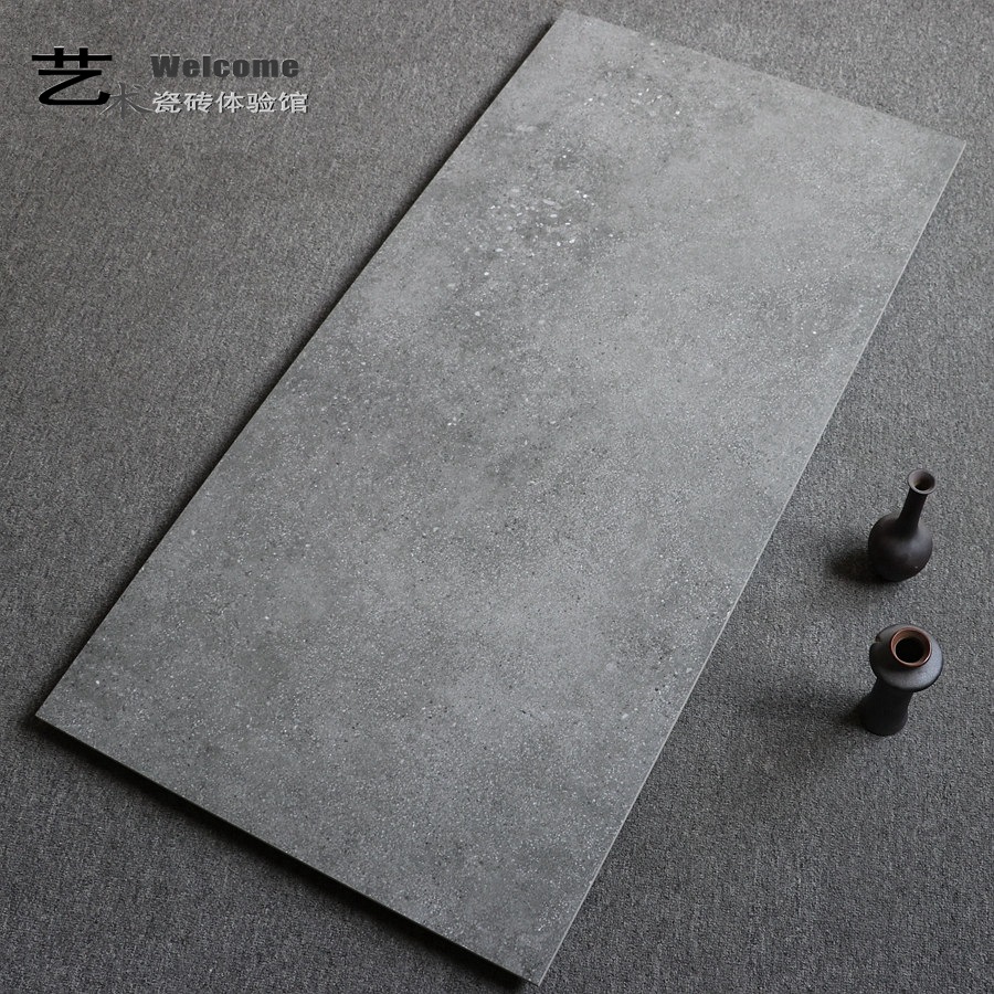复古水泥砖600*1200专卖店大尺寸水磨石瓷砖火锅店1.2米防滑地砖