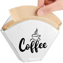 木质咖啡滤纸架亚马逊手冲滴漏纸收纳架咖啡过滤纸支架纸巾收纳盒