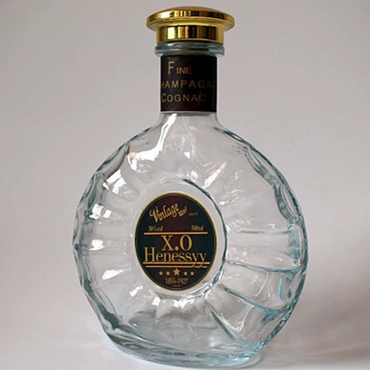 高档500mlxo洋酒瓶洋酒装饰红酒瓶玻璃空瓶酒柜装饰摆件瓶子密封