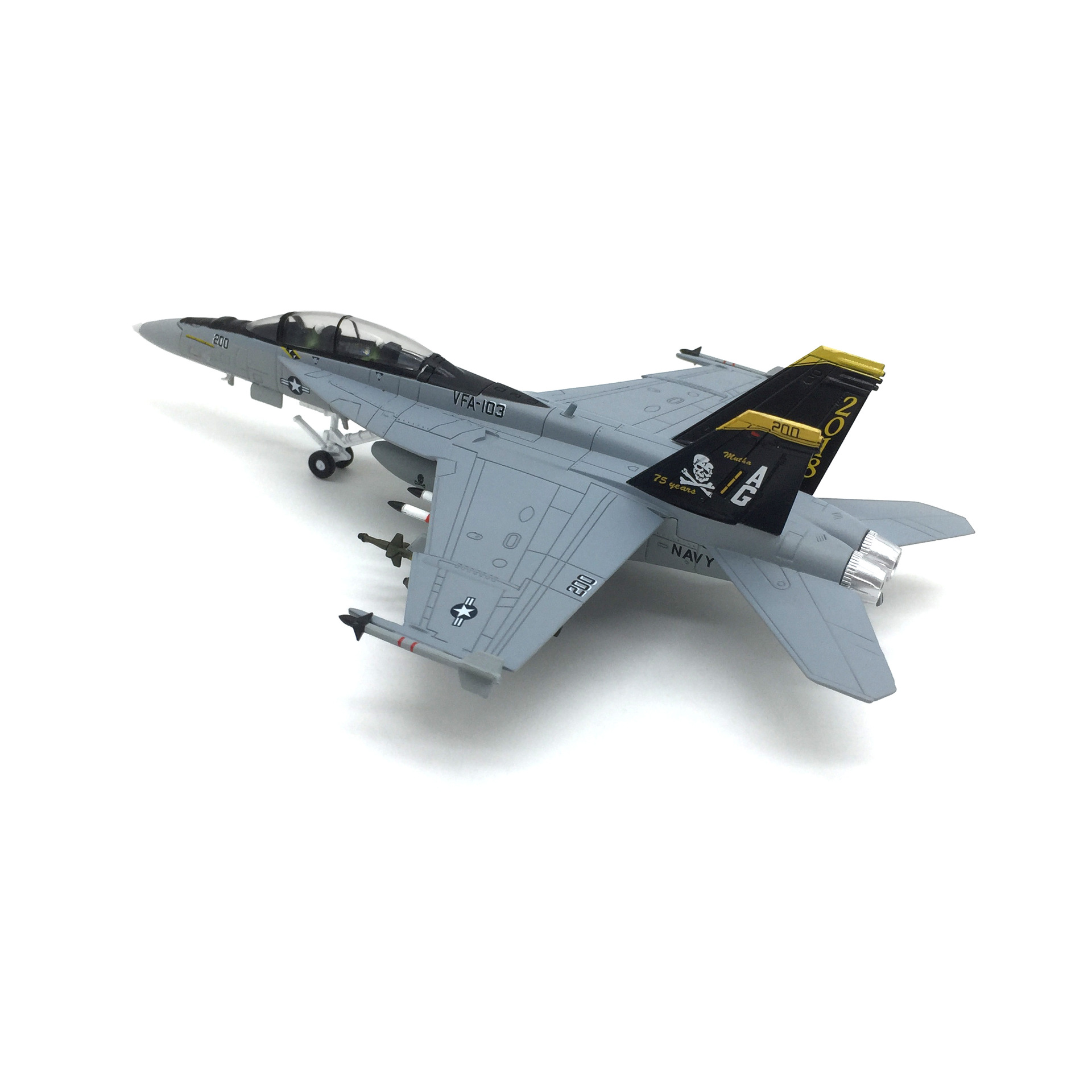 1:100美国f-18b strike fighter战斗攻击机仿真合金飞机模型