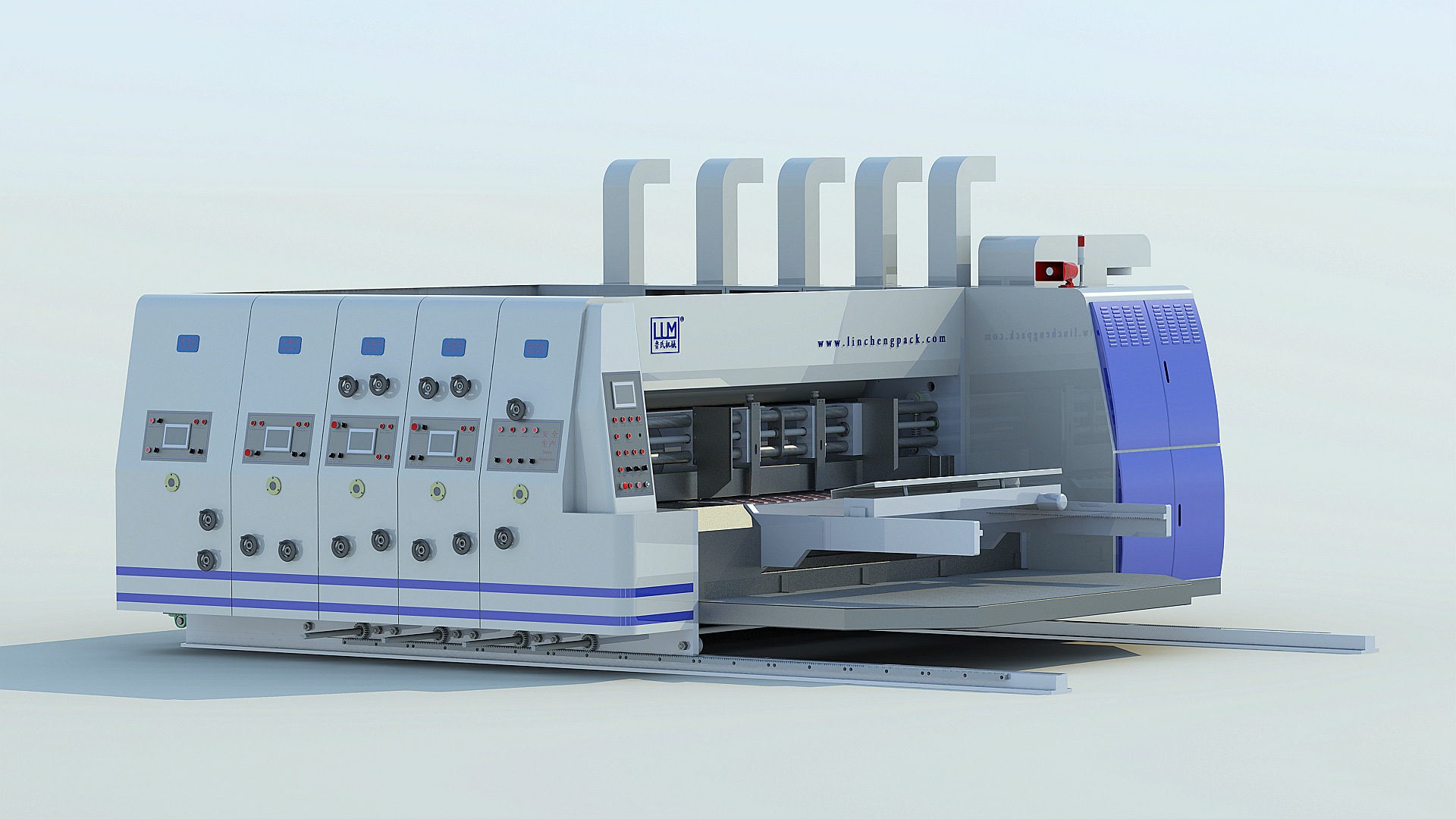 厂家直销 小高速水墨印刷机 半自动印刷机 纸箱机械