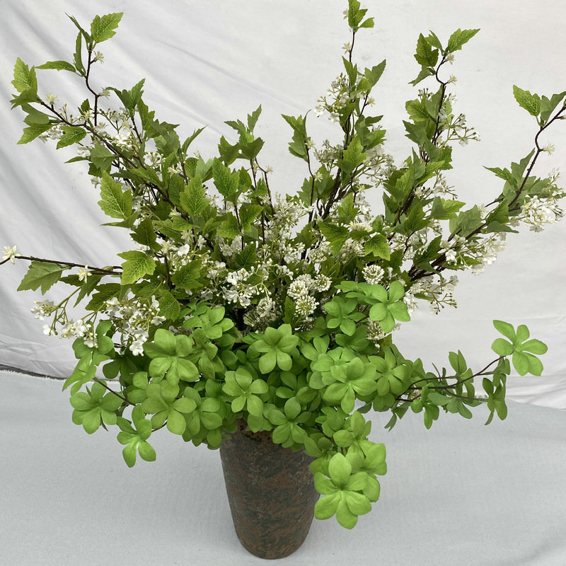 绿植盆栽多叶满天星室内餐桌摆件装饰花假花绿植墙-阿里巴巴