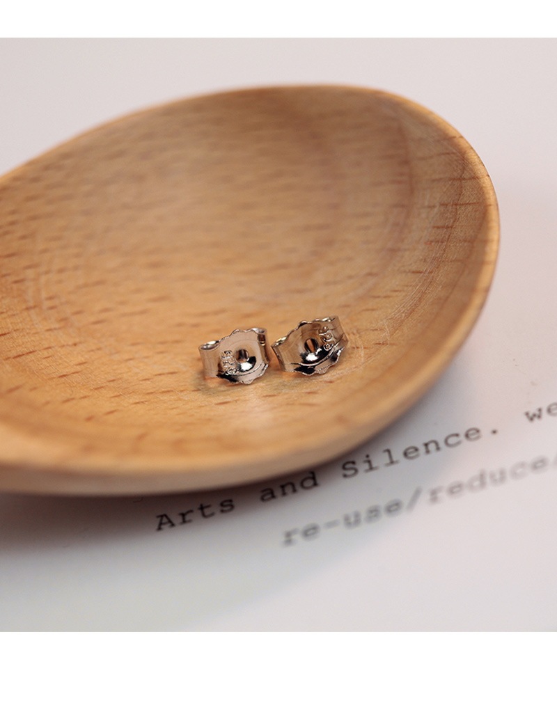 耳堵耳帽耳钉后塞耳钉扣固定防掉配件耳环塞扣后托银空托