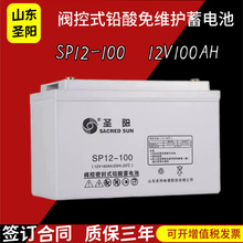 圣阳阀控密封式铅酸蓄电池SP12-100 12V100AH免维护应急UPS直流屏
