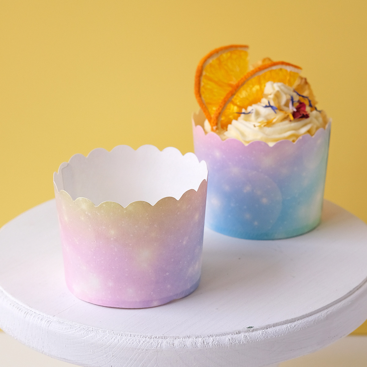 星空纸杯马芬杯家用蛋糕纸杯蒸蛋糕杯烘焙西点甜品一次性工具