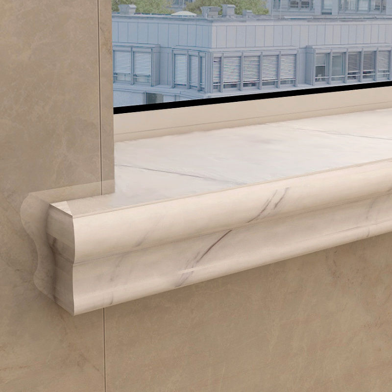 窗台石包边线条塑窗套窗框造型边框瓷砖腰线窗套板仿大理石材跨境
