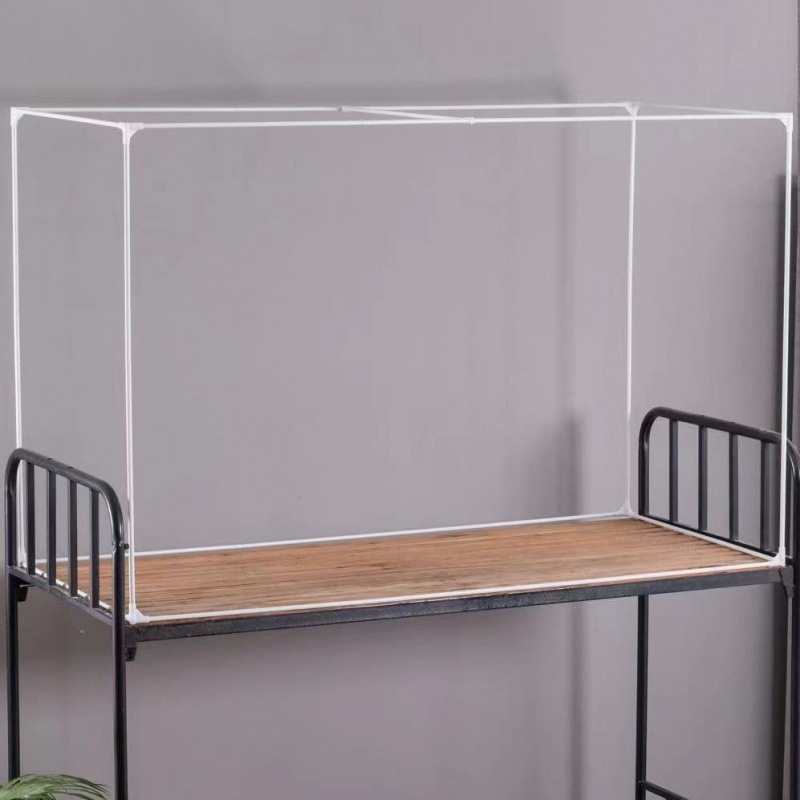 床帘支架上铺学生宿舍蚊帐加粗加硬单人床下铺烤漆铁厂家直销跨境