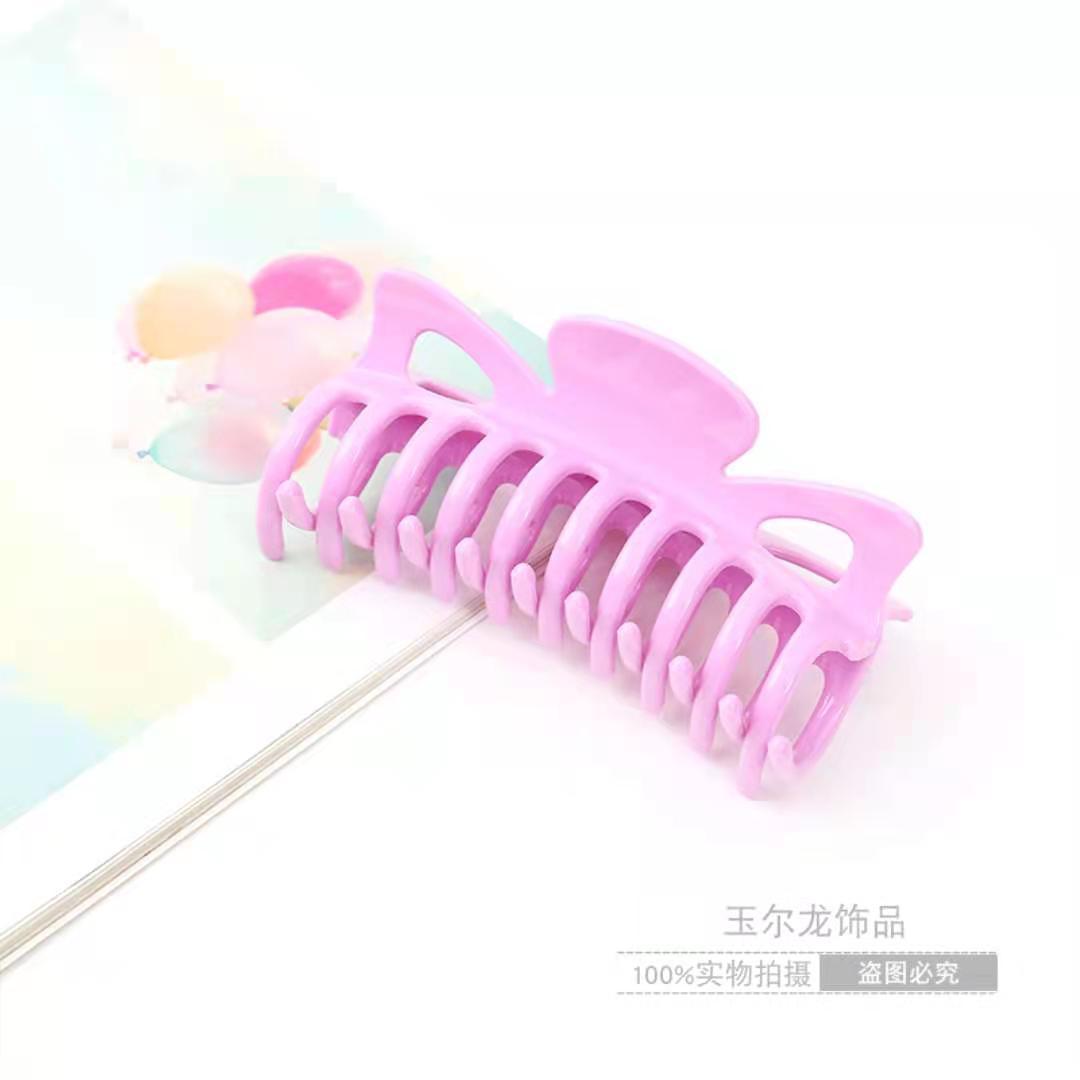 2021 Spring and Summer New Korean Style Large 11cm Grip Color Adult Bathing Ponytail Hair Clip Manufacturer