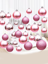 5ZV7批发圣诞装饰吊球彩球商场珠宝店橱窗布置天花板吊顶悬挂圣诞