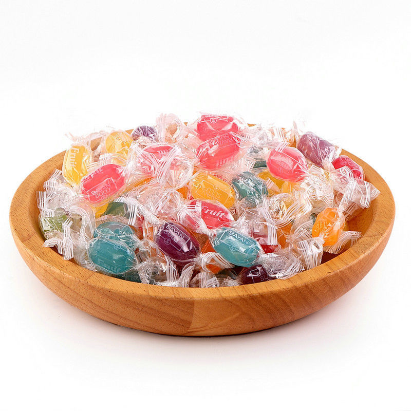 网红进口巴彦丝路透明水果夹心硬糖多规格结婚喜糖高颜值糖果零食
