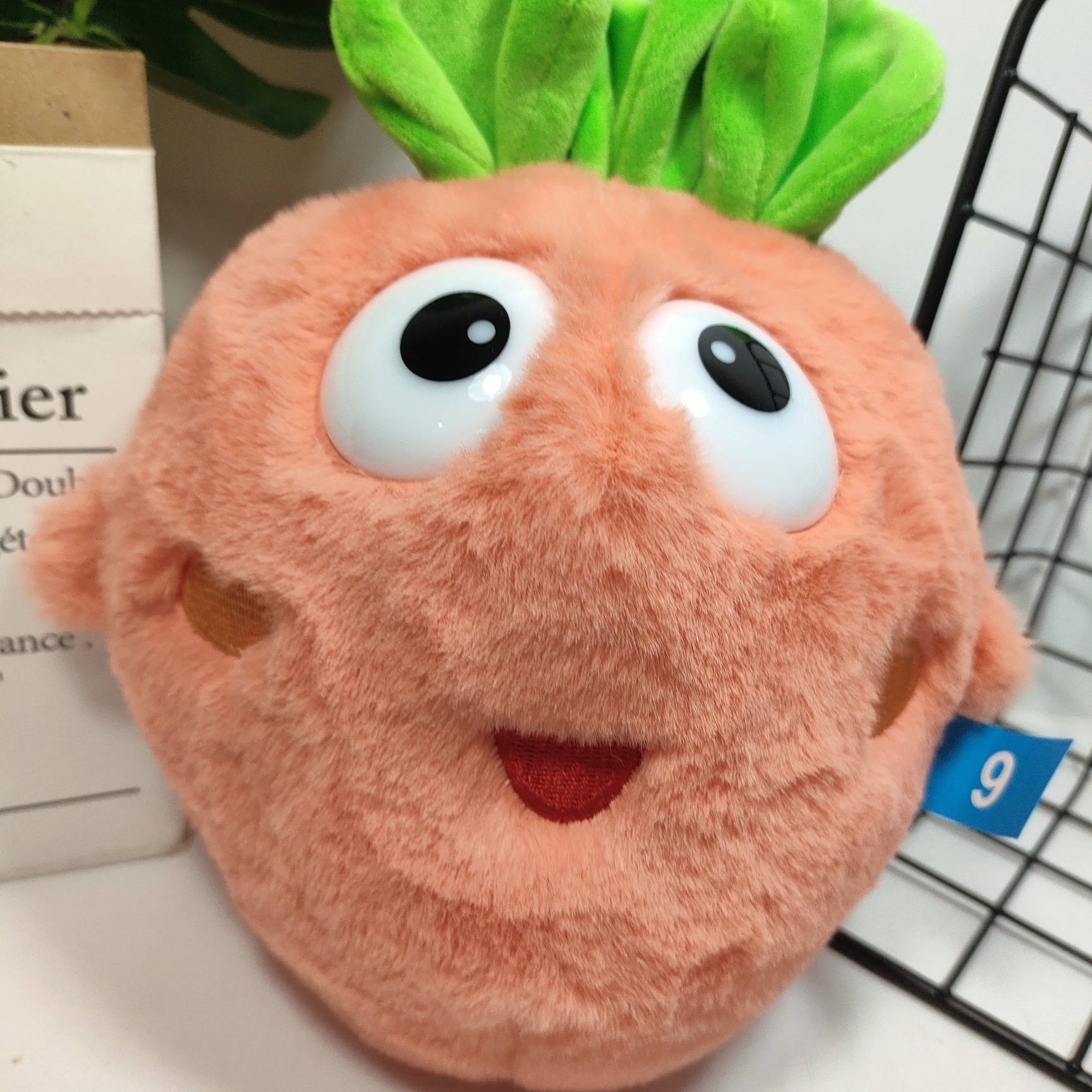 可爱长毛胡萝卜毛绒玩具可爱生日布娃娃女生玩偶婚礼抛洒抓机公仔