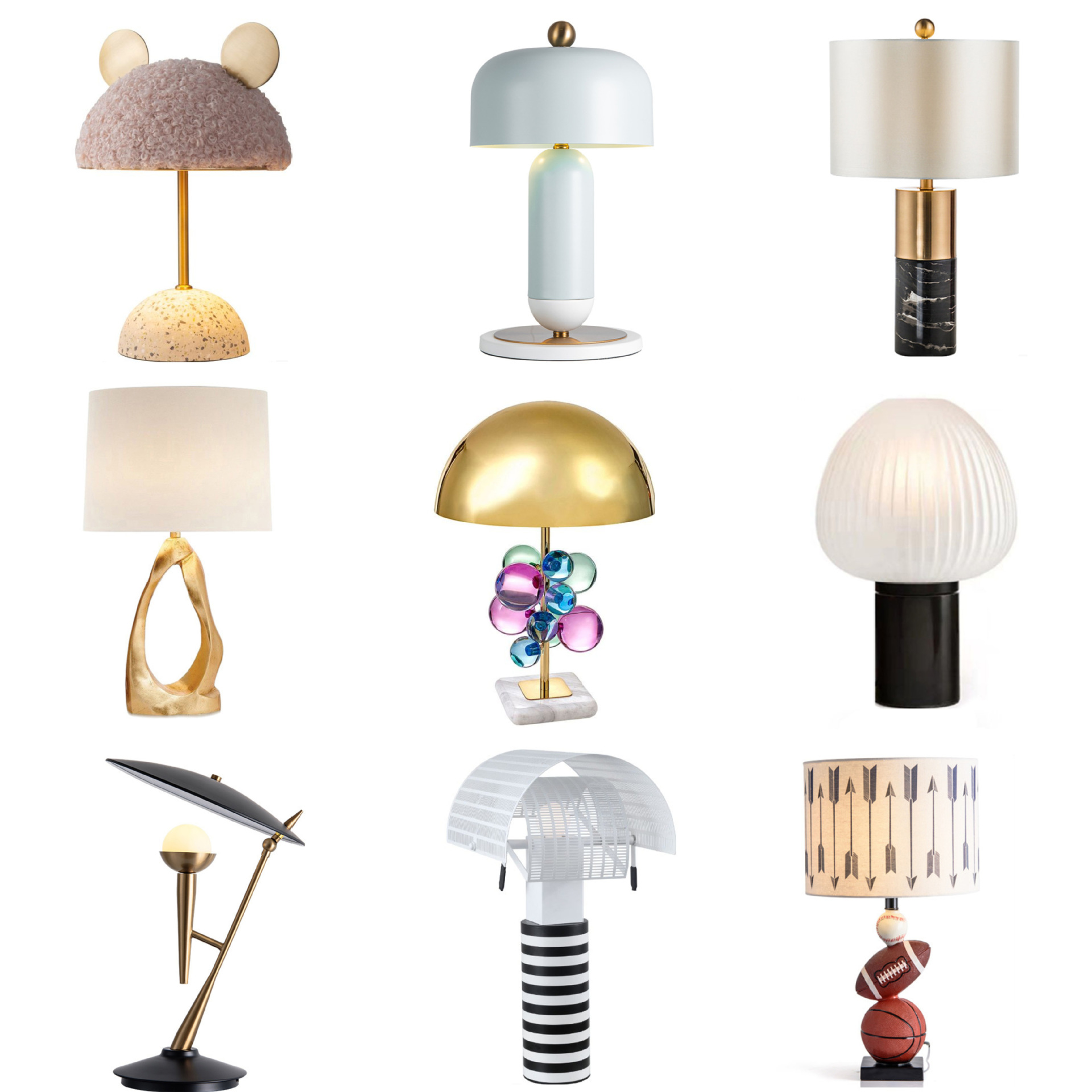 简约创意床头台灯北欧设计师样板间客厅卧室装饰灯后现代轻奢台灯