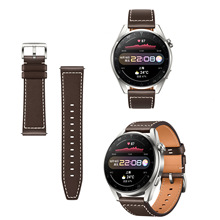 适用华为Watch GT3 Pro真皮表带智能手环腕带方尾款男女通用现货