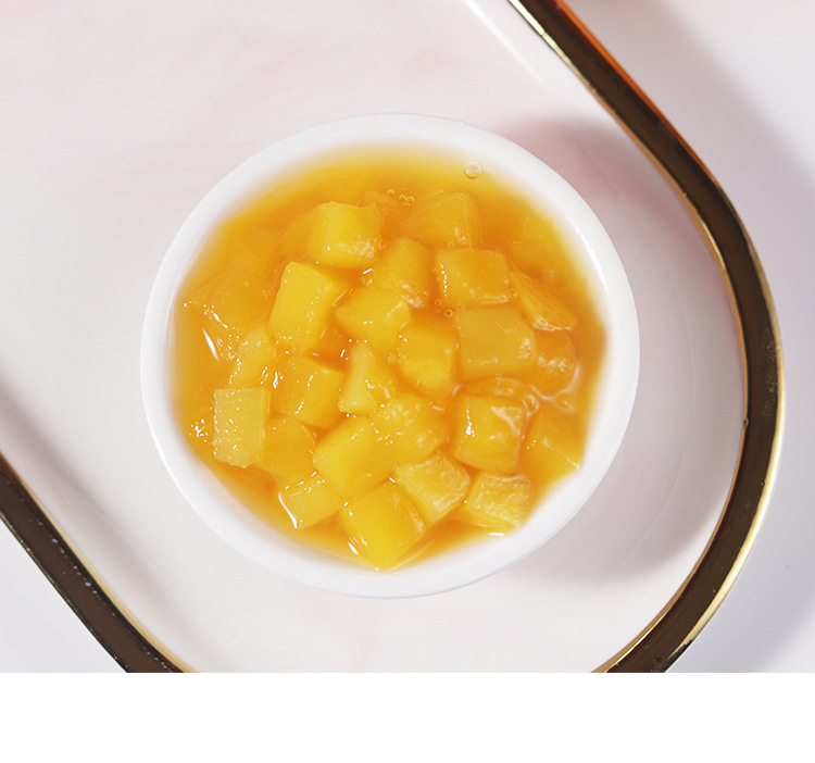 盾皇芒果颗粒罐头饮品冲调甜品烘焙专用调味辅料果粒果酱冲饮原料