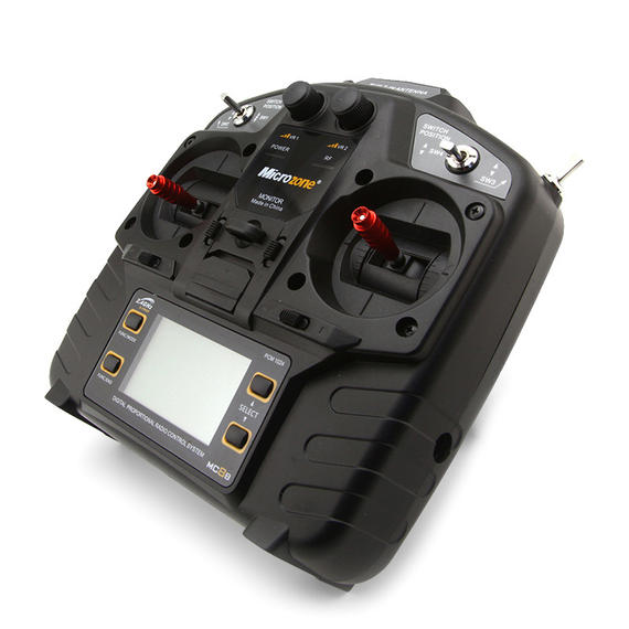 航模遥控手柄mc6c无人机2.4g六通道接收四轴车模船模通用mc8b新款